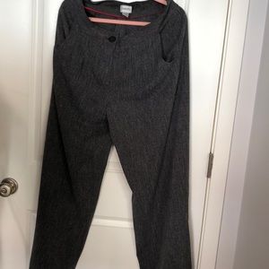 Chico’s size 12 charcoal wide leg trousers